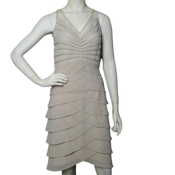 Scarlett Nite Dresses & Skirts - NEW Scarlett Nite Nude Ecru Tan Sleeveless Dress 8